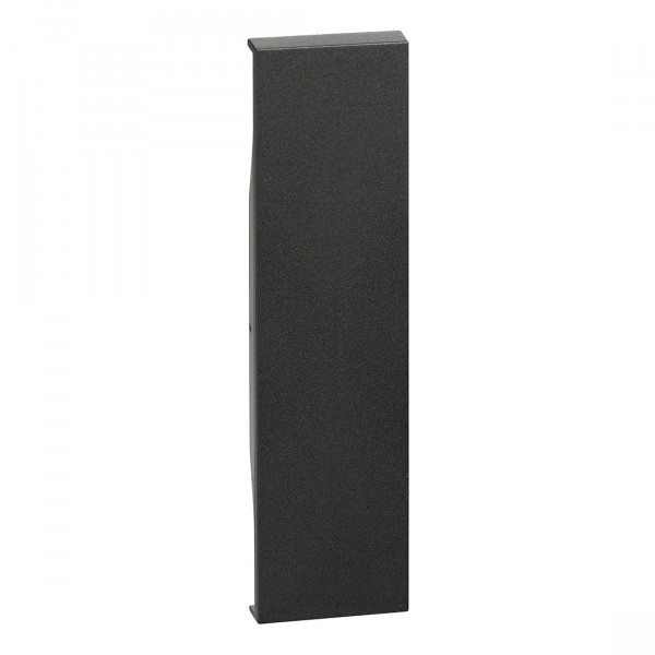 Enjoliveur Living Now pour obturateur 1 module - noir mat