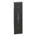 Enjoliveur Noir Living Now pour Interrupteur Volets 1 Module With Netatmo
