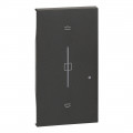 Enjoliveur 2 modules noir pour interrupteur volets roulants connecté Netatmo