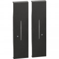 Enjoliveur 2 Modules Noir Mat pour Commande Scénarios Living Now With Netatmo
