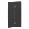 Enjoliveur 2 Modules Noir Mat Living Now With Netatmo pour Éclairage et Prise