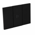 Touche tactile multifonction personnalisable Living Now 1 module pour dalle électrique MyHOME_Up - noir mat