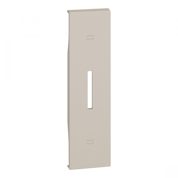 Enjoliveur Living Now pour interrupteur de volets roulants 1 module - sable
