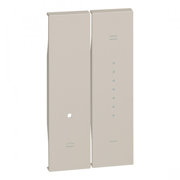 Enjoliveur Living Now pour variateur 2 fils toutes charges 2 modules - sable