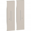 Enjoliveur 2 Modules Living Now Netatmo pour Commande 4 Scénarios - Sable