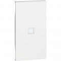 Enjoliveur Living Now haute luminosité MyHOME_Up 2 modules - blanc