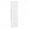 Enjoliveur Living Now pour poussoir de volets roulants et commande MyHOME_Up 1 module - blanc