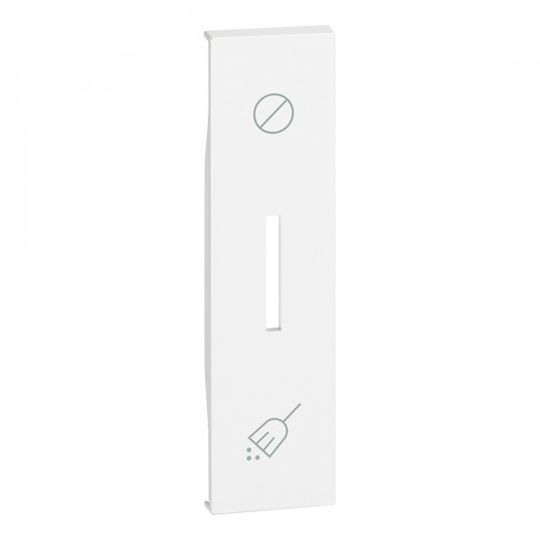 Enjoliveur Living Now pour commande indicateur extérieur Ne pas déranger et Faire la Chambre - blanc