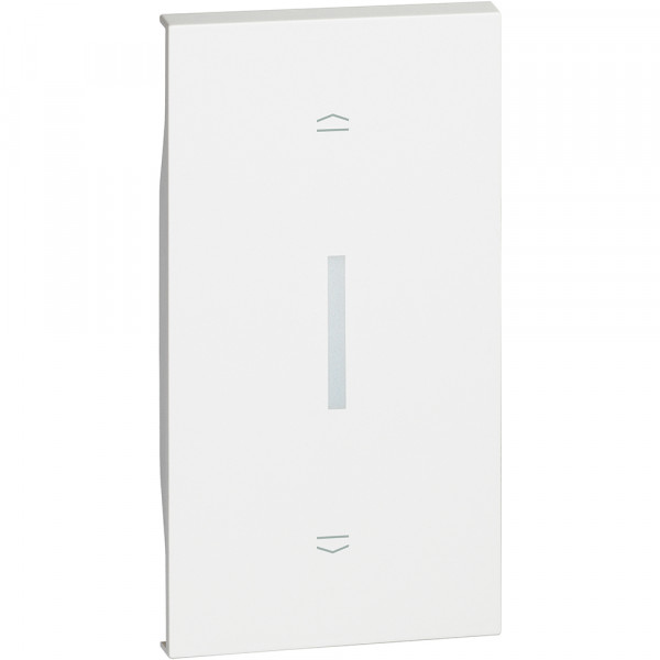 Enjoliveur Living Now pour interrupteur de volets roulants 2 modules - blanc