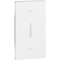 Enjoliveur Living Now pour interrupteur de volets roulants 2 modules - blanc