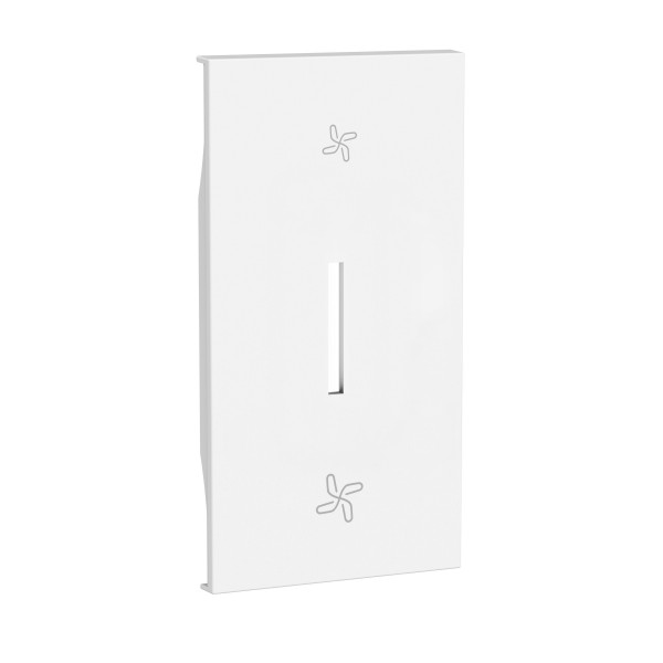 Enjoliveur Living Now pour interrupteur VMC 2 modules - blanc