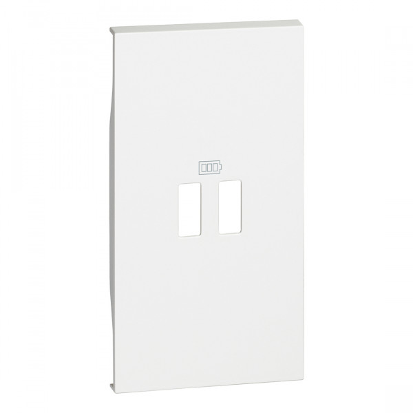 Enjoliveur Living Now BTicino Blanc – pour Prises USB 2 Modules