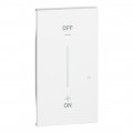 Enjoliveur 2 Modules Blanc pour Interrupteur Variateur Living Now With Netatmo