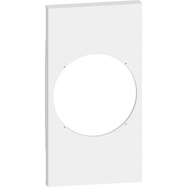Plastron de Finition Blanc 2 Modules Living Now pour Prise Connectée Netatmo