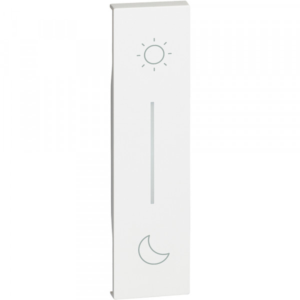 Enjoliveur 1 Module Blanc pour Commande Lever/Coucher Living Now With Netatmo