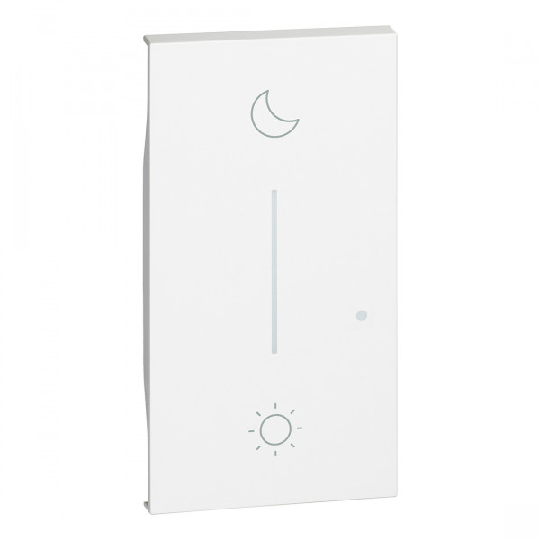 Enjoliveur 2 Modules Blanc pour Commande Lever/Coucher Living Now With Netatmo