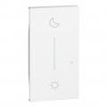 Enjoliveur 2 Modules Blanc pour Commande Lever/Coucher Living Now With Netatmo