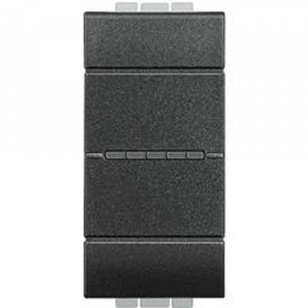 Va-et-vient axial anthracite Bticino Livinglight 16A 250V 1 module