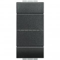 Va-et-vient axial anthracite Bticino Livinglight 16A 250V 1 module