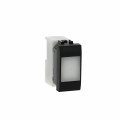 Bticino - lecteur de badge livinglight  pour alarme intrusion myhome_up livré avec 3 enjoliveurs