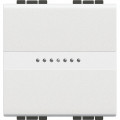 Interrupteur ou va et vient Bticino Living Light 16AX 250V~ - Blanc - 2 modules
