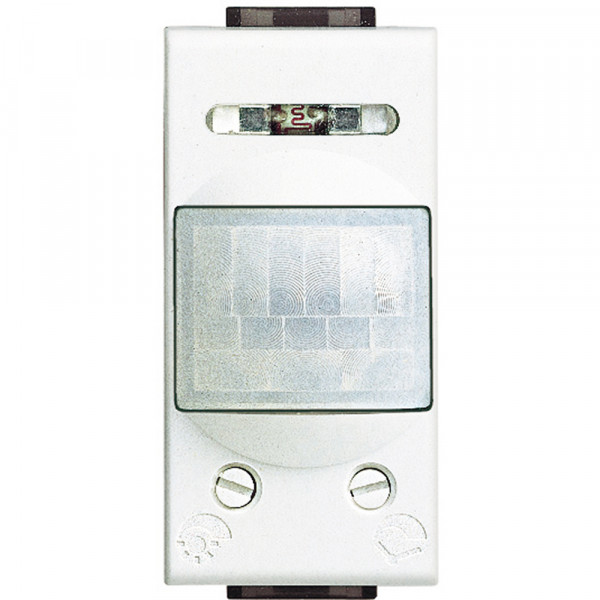 Bticino - détecteur ir livinglight 3 fils avec neutre 0 à 460w maximum portée 105° - 1 module - blanc