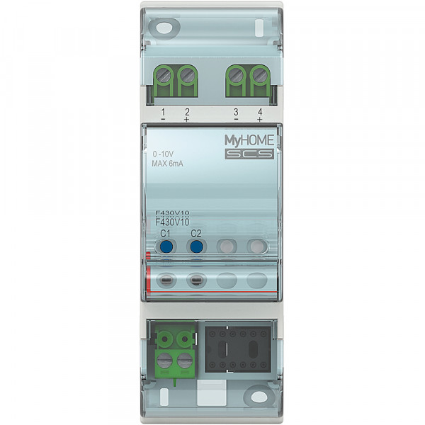 Actionneur de chauffage Bticino MyHOME 2 sorties 0-10V