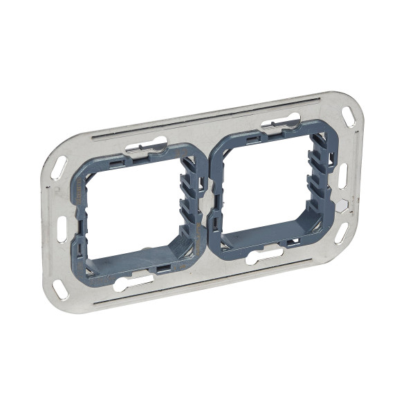 Support Monobloc Axolute Bticino Cofrel - à Vis - 2x2 Modules - Entraxe 57mm