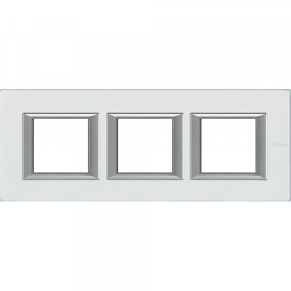 Plaque Cristal - 3 x 2 modules entraxe 71 H