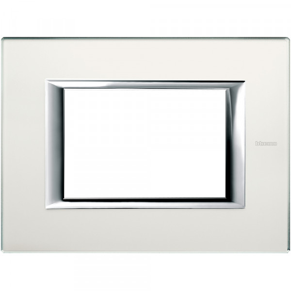 Plaque Axolute Bticino Mirroir dépoli - 3 modules