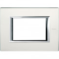 Plaque Axolute Bticino Mirroir dépoli - 3 modules