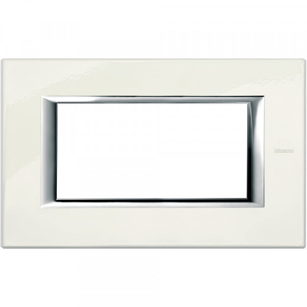 Plaque Axolute Bticino Blanc - 4 modules