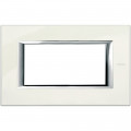 Plaque Axolute Bticino Blanc - 4 modules