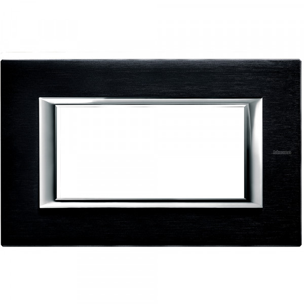 Plaque Axolute Bticino Anthracite - 4 modules