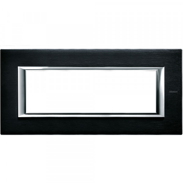 Plaque Axolute Bticino Anthracite - 6 modules