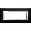 Plaque Axolute Bticino Anthracite - 6 modules