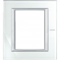 Plaque Axolute Bticino Whice - 3 + 3 modules
