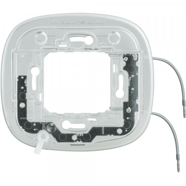 Support lumineux elliptique Axolute Bticino - 2 modules à vis