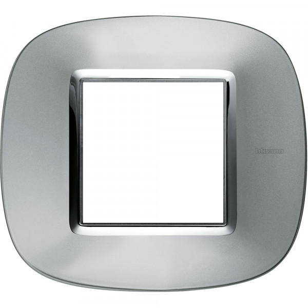 Plaque elliptique Axolute Métallisé 2 modules - Aluminium