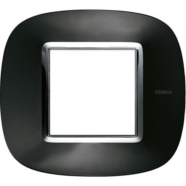Plaque elliptique Axolute Métallisé 2 modules - Anthracite