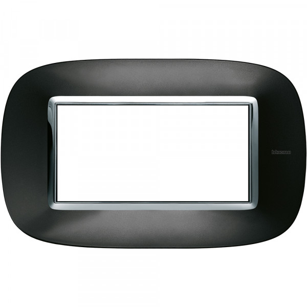 Plaque Axolute Bticino Anthracite - 4 modules