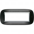 Plaque Axolute Bticino Anthracite - 6 modules