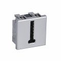 Prise téléphone Axolute Bticino 8 plots - 2 modules - alu