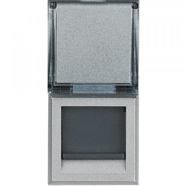 Prise RJ45 aluminium Bticino Axolute catégorie 6A STP