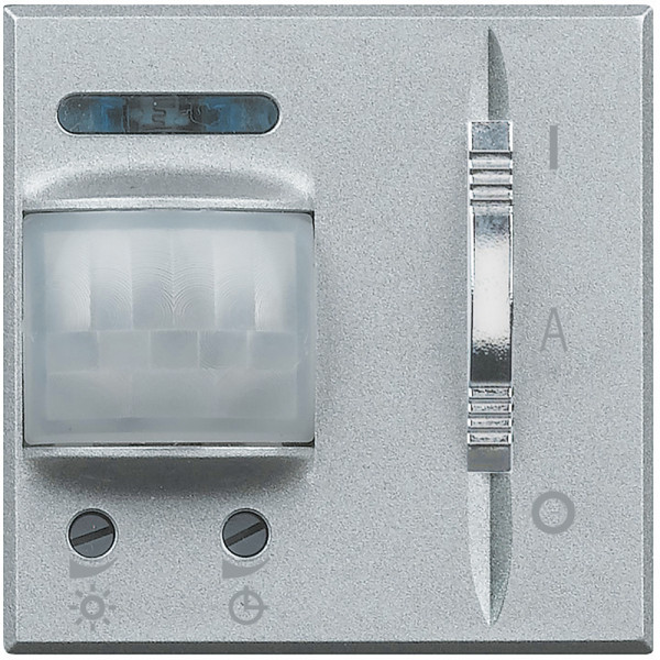 Interrupteur automatique aluminium Bticino Axolute IR 500W 2 modules