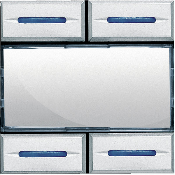 Commande 4 scénarios 2 modules Axolute Alu