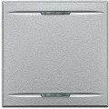 Enjoliveur aluminium neutre Bticino Axolute 2 modules