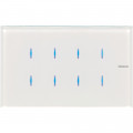 Commande My Home 8 touches 4 modules Bticino Axolute White