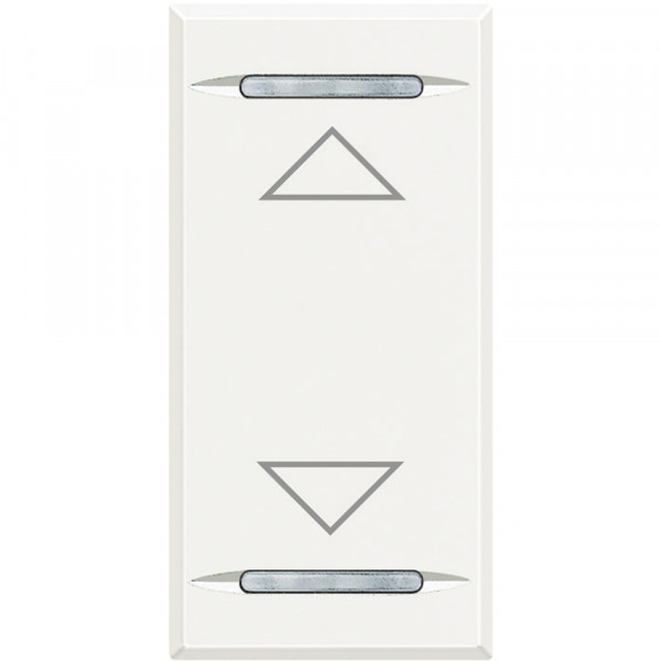 Manette Bticino Axolute MyHome Bus - symbole montée/descente - 1 module - Blanc