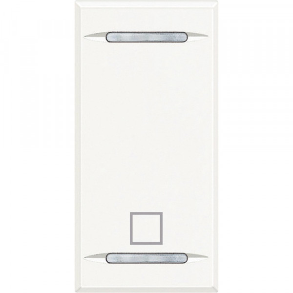 Manette Bticino Axolute - MyHOME BUS - symbole STOP - 1 module - Blanc